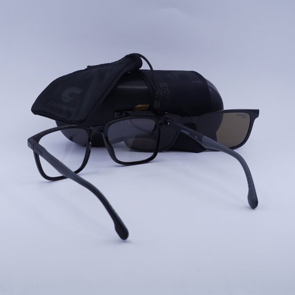 Carrera CA 8045/CS 0807 SP Sunglasses Black Square Frame, Polarized Lenses - Picture 12 of 12